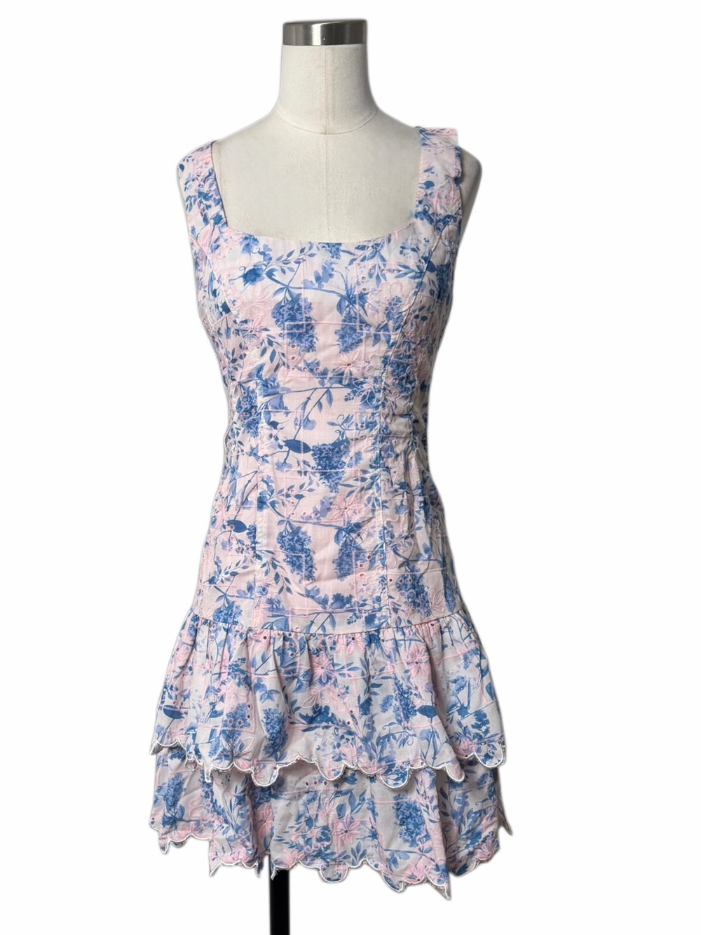 En Saison Floral Mini Flare Dress